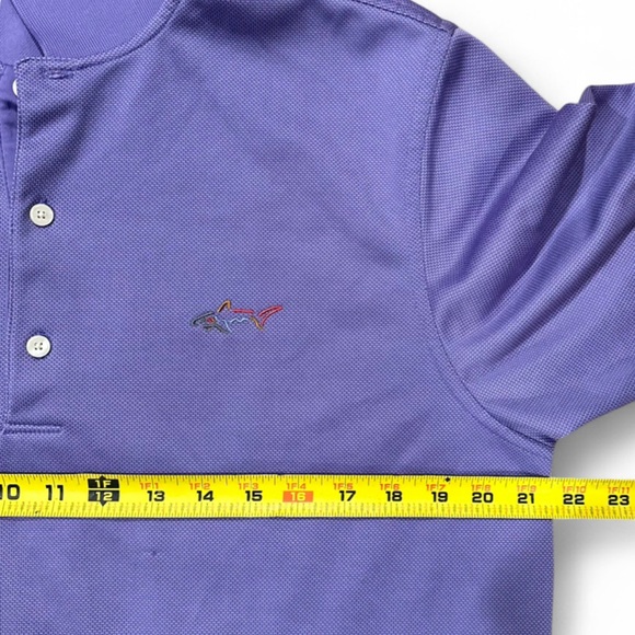 Men's Purple Greg Norman Collection Golf Polo Shirt Size Medium - Picture 4 of 5